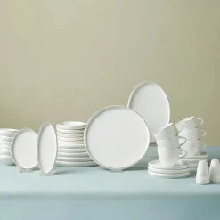 Karaca Stream Pure Sunset 34-Teiliges 6-Personen Frühstücksset Gold