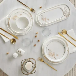 Karaca Streamline Cassini New Generation Bone Dinner Set 59 Teile für 12 Personen