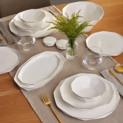 Karaca Streamline Diamant 57 Teile Geschirr für 12 Personen