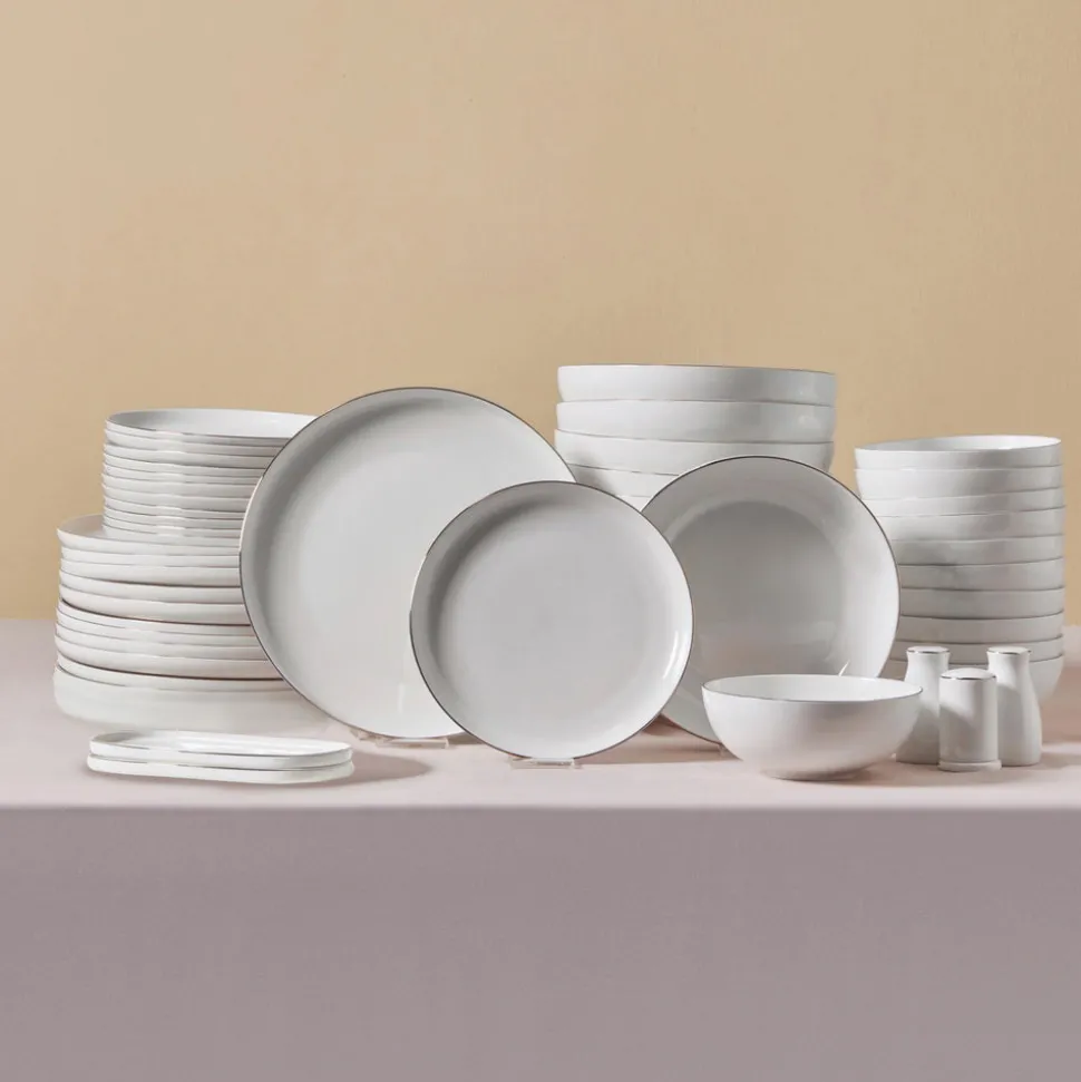 Karaca Streamline Favaro 53-Teiliges 12-Personen Geschirrset Platin