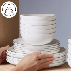 Karaca Streamline Favaro 53-Teiliges 12-Personen Geschirrset Platin