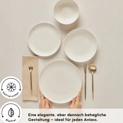 Karaca Streamline Remi 24-teiliges Tafelservice für 6 Personen