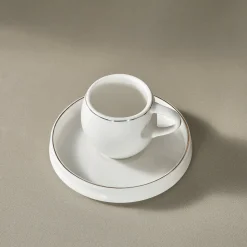 Karaca Streamline Sunset 6-teiliges Kaffeetassen-Set für 6 Personen, 100 ml