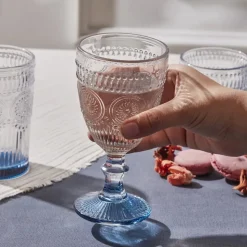 Karaca Sunflower Kelch, Blau