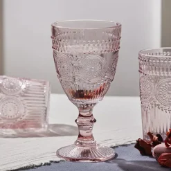 Karaca Sunflower Weinglas, Rosa