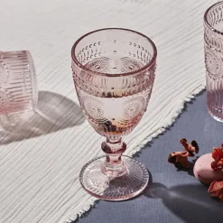 Karaca Sunflower Weinglas, Rosa