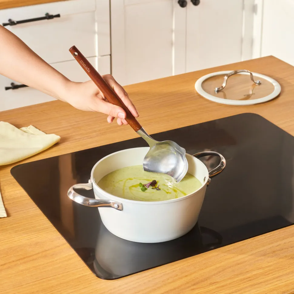 Karaca Swiss Crystal Almond Cream Stielkasserolle 20 cm