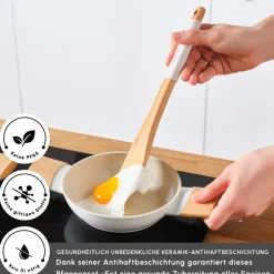 Karaca Swiss Crystal Almond, 6 teiliges Schmortopf Set, Induktion