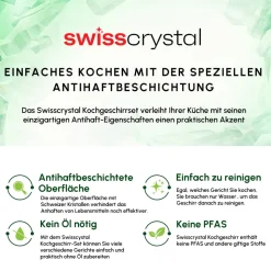 Karaca Swiss Crystal Almond, 6 teiliges Schmortopf Set, Induktion