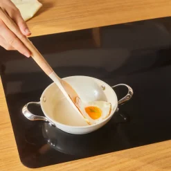 Karaca Swiss Crystal Almond Cream Handle Flache Kasserolle 16 cm