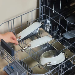 Karaca Swiss Crystal Almond Cream Handle Flache Kasserolle 16 cm