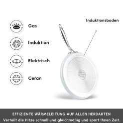 Karaca Swiss Crystal Almond Cream Pfannkuchen Pfanne 25 Cm