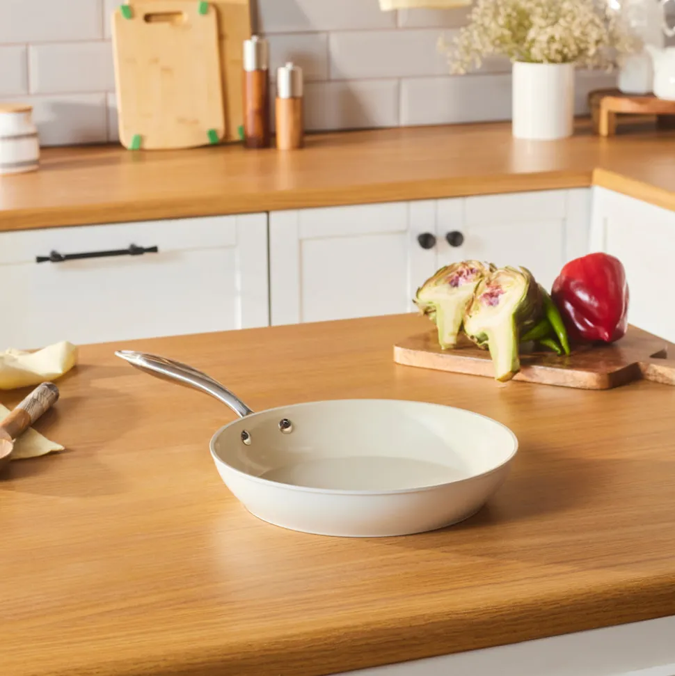 Karaca Swiss Crystal Almond Cream Pfanne 26 Cm