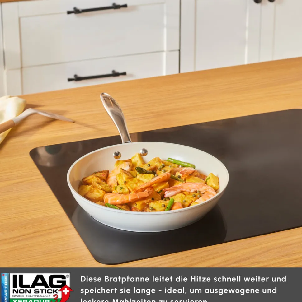 Karaca Swiss Crystal Almond Cream Pfanne 26 Cm