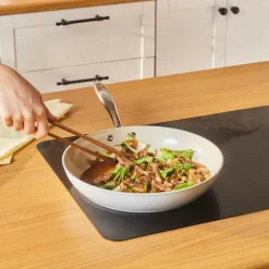 Karaca Swiss Crystal Almond Cream Pfanne mit Edelstahlgriff 30 cm