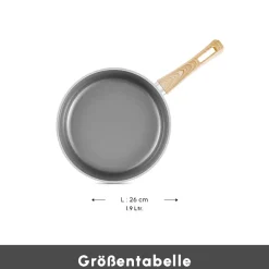 Karaca Swiss Crystal Induktions Pfanne Creamy, 26 Cm