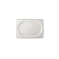 Karaca Talia Cream 60-teiliges Tafelservice für 12 Personen Platin Eckig