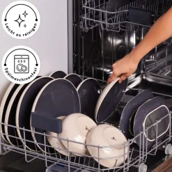 Karaca Terra 36-Teiliges 8-Personen Geschirrset Anthrazit