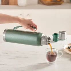 Karaca Thermosteel Earth Auslaufsicherer Edelstahl-Thermos 680 ml Khaki