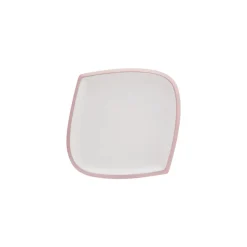 Karaca Tiny Rim für 6 Personen Frühstücksset und Servierschalen, 26 Teilig, Rosa Grün