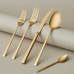 Karaca Tivoli Shiny Gold 6-Personen 30-teiliges Besteckset