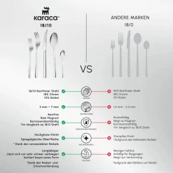 Karaca Tivoli 60-teiliges Besteck-Set für 12 Personen