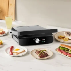 Karaca Toastmaster Inox Toaster und Grillmaschine, 2000W