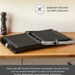 Karaca Toastmaster Inox Toaster und Grillmaschine, 2000W