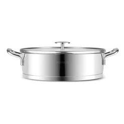 Karaca Vapor 8-teiliges Edelstahl-Topfset mit Sieb