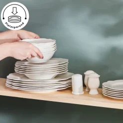 Karaca Vera White Geschirrset für 12 Personen, 84 teilig