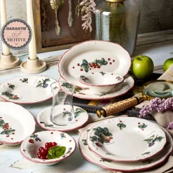 Karaca Very Berry für 6 Personen Frühstücksset und Servierschalen, 26 Teilig