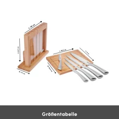 Karaca Vigor 7-teiliges Messerset und Schneidebrett