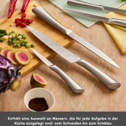 Karaca Vigor 7-teiliges Messerset und Schneidebrett