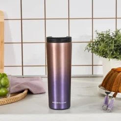 Karaca Violet, Edelstahl Thermosflasche, 450ML