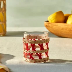 Karaca Waven Wasserglas, 285 ml, Rot