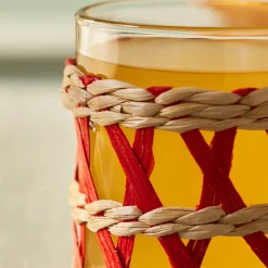 Karaca Waven Wasserglas, 285 ml, Rot