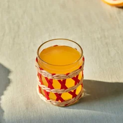 Karaca Waven Wasserglas, 285 ml, Rot