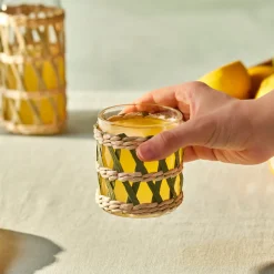 Karaca Waven Wasserglas, 285 ml, Grün