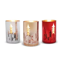 Karaca Weihnachten Kerzenständer Set, 10x15cm