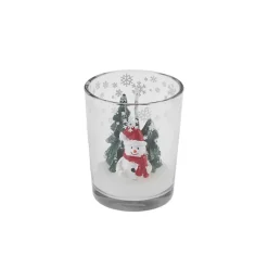 Karaca Weihnachten Kleine Figur Tumbler Kerze, 5,5x6,5cm