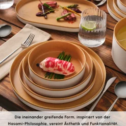 Karaca x Fatih Tutak Earth Collection 57-teiliges Tafelservice für 12 Personen