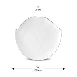 Karaca x Müge Anlı Goldener Servierteller 27 Cm