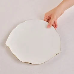 Karaca x Müge Anlı Goldener Servierteller 27 Cm