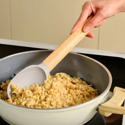 Karaca X Refika Gadgets Silikon-Servierlöffel Mit Holzgriff