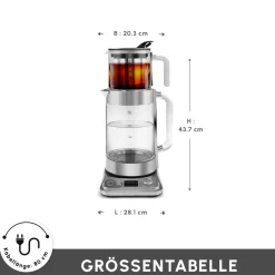 Karaca X Refika Teezubereiter XL Chrom