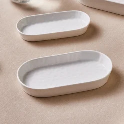 Karaca x Refika'dan Bembeyaz, Servierplatte, 18cm