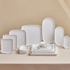 Karaca x Refika'dan Bembeyaz, Servierplatte, 18cm