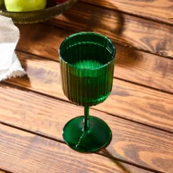 Karaca Zenith Weinglas, 200 ml, Smaragdgrün