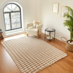 Kaschmir Teppich 7/24 Cosy Premium Bubble Beige 120x180 cm