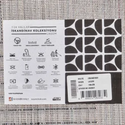 Kasmir Hali 7/24 Skandinavischer Lagom-Teppich 160x230 cm